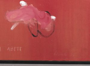 DESIATO GIUSEPPE (n. 1935) : I DUE POETI IN ROSSO ALL'OMBRA DI UN ABETE  - Asta Asta 499 | ARTE MODERNA E CONTEMPORANEA Virtuale - Associazione Nazionale - Case d'Asta italiane