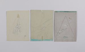 CAMPANI LUCIA - LOTTO COMPOSTO DA N.3 DISEGNI: SENZA TITOLO E ALLA CITTA' DELLA FATA