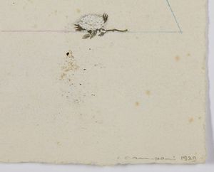 CAMPANI LUCIA : LOTTO COMPOSTO DA N.3 DISEGNI: SENZA TITOLO E ALLA CITTA' DELLA FATA  - Asta Asta 499 | ARTE MODERNA E CONTEMPORANEA Virtuale - Associazione Nazionale - Case d'Asta italiane