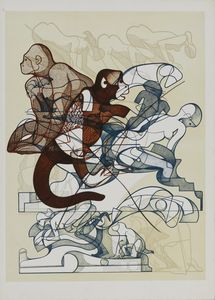 ARTISTI VARI : LOTTO COMPOSTO DA N. 6 FOGLI  - Asta Asta 499 | ARTE MODERNA E CONTEMPORANEA Virtuale - Associazione Nazionale - Case d'Asta italiane