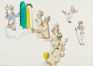 ARTISTI VARI : LOTTO COMPOSTO DA 4 FOGLI  - Asta Asta 499 | ARTE MODERNA E CONTEMPORANEA Virtuale - Associazione Nazionale - Case d'Asta italiane