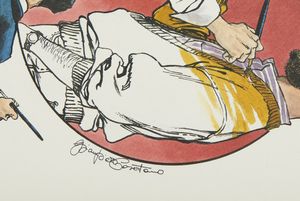 ARTISTI VARI : LOTTO COMPOSTO DA 4 FOGLI  - Asta Asta 499 | ARTE MODERNA E CONTEMPORANEA Virtuale - Associazione Nazionale - Case d'Asta italiane