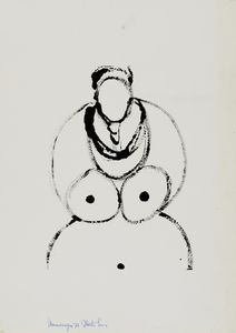 PIVI ALBERTO : STUDIO PER COMPOSIZIONE ( #5 FOGLI)  - Asta Asta 499 | ARTE MODERNA E CONTEMPORANEA Virtuale - Associazione Nazionale - Case d'Asta italiane