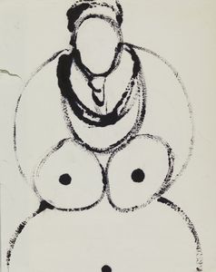 PIVI ALBERTO : STUDIO PER COMPOSIZIONE ( #5 FOGLI)  - Asta Asta 499 | ARTE MODERNA E CONTEMPORANEA Virtuale - Associazione Nazionale - Case d'Asta italiane