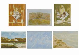 FANESI BRUNO (n. 1915) - LOTTO COMPOSTO DA N. 5 OPERE