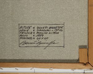 BONETTI BEPPE (n. 1951) : DIAGONALI 19 -14  - Asta Asta 499 | ARTE MODERNA E CONTEMPORANEA Virtuale - Associazione Nazionale - Case d'Asta italiane