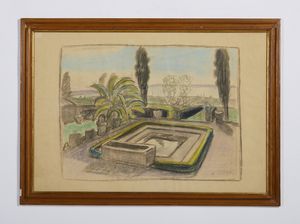 CHAPLIN ELISABETH  (1890 - 1982) : SENZA TITOLO  - Asta Asta 499 | ARTE MODERNA E CONTEMPORANEA Virtuale - Associazione Nazionale - Case d'Asta italiane