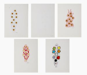 FALZONI GIORDANO (1925 - 1998) - DIECI DI DENARI