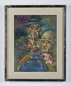 BUSO ARMANDO (1914 - 1975) : SENZA TITOLO  - Asta Asta 499 | ARTE MODERNA E CONTEMPORANEA Virtuale - Associazione Nazionale - Case d'Asta italiane