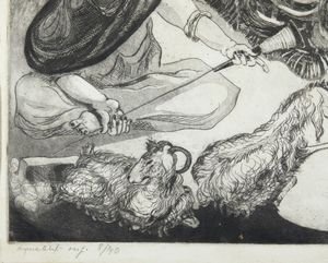 VITERBO GREEN SUZY (1904 - 1999) : SENZA TITOLO  - Asta Asta 499 | ARTE MODERNA E CONTEMPORANEA Virtuale - Associazione Nazionale - Case d'Asta italiane