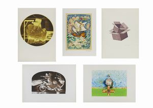 AUTORI VARI - LOTTO COMPOSTO DA N.6 FOGLI: SENZA TITOLO