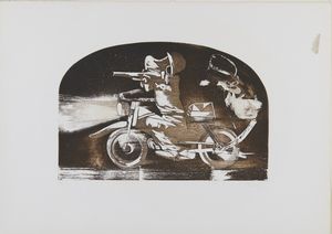 AUTORI VARI : LOTTO COMPOSTO DA N.7 FOGLI: SENZA TITOLO  - Asta Asta 499 | ARTE MODERNA E CONTEMPORANEA Virtuale - Associazione Nazionale - Case d'Asta italiane