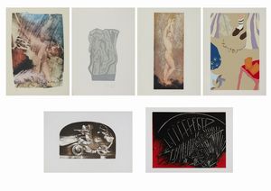 AUTORI VARI - LOTTO COMPOSTO DA N.6 FOGLI: SENZA TITOLO