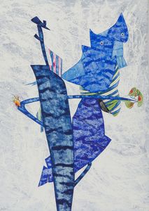 AUTORI VARI : LOTTO COMPOSTO DA N.5 FOGLI: SENZA TITOLO  - Asta Asta 499 | ARTE MODERNA E CONTEMPORANEA Virtuale - Associazione Nazionale - Case d'Asta italiane