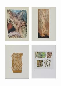 AUTORI VARI - LOTTO COMPOSTO DA N.5 FOGLI: SENZA TITOLO