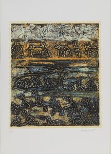 AUTORI VARI : LOTTO COMPOSTO DA N. 6 OPERE: SENZA TITOLO  - Asta Asta 499 | ARTE MODERNA E CONTEMPORANEA Virtuale - Associazione Nazionale - Case d'Asta italiane