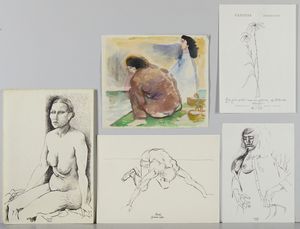 MUCCHI GABRIELE (1899 - 2002) - LOTTO COMPOSTO DA N.5 OPERE