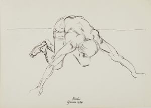 MUCCHI GABRIELE (1899 - 2002) : LOTTO COMPOSTO DA N.5 OPERE  - Asta Asta 499 | ARTE MODERNA E CONTEMPORANEA Virtuale - Associazione Nazionale - Case d'Asta italiane