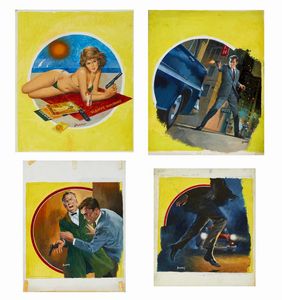 JACONO CARLO (1929 - 2000) - LOTTO COMPOSTO DA N.4 OPERE