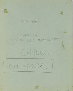 JACONO CARLO (1929 - 2000) : LOTTO COMPOSTO DA N.4 OPERE  - Asta Asta 499 | ARTE MODERNA E CONTEMPORANEA Virtuale - Associazione Nazionale - Case d'Asta italiane