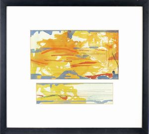 MONTESSORI ELISA  (n. 1931) : SENZA TIOTLO (DITTICO)  - Asta Asta 499 | ARTE MODERNA E CONTEMPORANEA Virtuale - Associazione Nazionale - Case d'Asta italiane