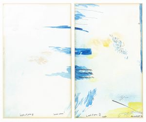 MONTESSORI ELISA  (n. 1931) - DITTICO: LA PORTA DEL GIORNO 1. LA PORTA DEL GIORNO 2