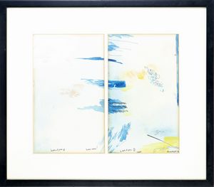 MONTESSORI ELISA  (n. 1931) : DITTICO: LA PORTA DEL GIORNO 1. LA PORTA DEL GIORNO 2  - Asta Asta 499 | ARTE MODERNA E CONTEMPORANEA Virtuale - Associazione Nazionale - Case d'Asta italiane