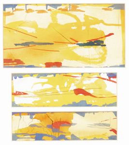 MONTESSORI ELISA  (n. 1931) - SENZA TITOLO (TRITTICO)