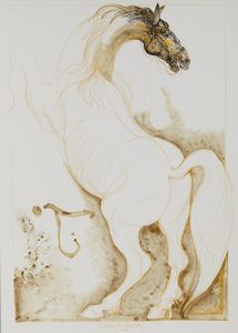 TEDESCHI NANI  (n. 1938) : I CAVALLI VERDI  - Asta Asta 499 | ARTE MODERNA E CONTEMPORANEA Virtuale - Associazione Nazionale - Case d'Asta italiane