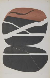 ZETTI ITALO (1913 - 1978) - SASSI DELLA LIGURIA N 10