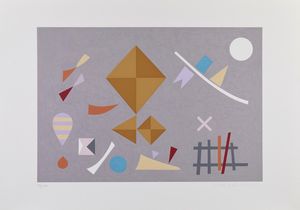 HOFFMANN OTTO  (1907 - 1996) : LOTTO COMPOSTO DA N.3 FOGLI. SENZA TITOLO  - Asta Asta 499 | ARTE MODERNA E CONTEMPORANEA Virtuale - Associazione Nazionale - Case d'Asta italiane