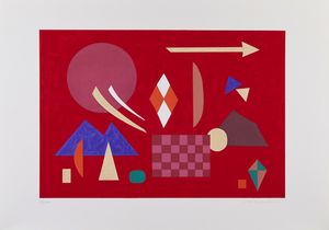 HOFFMANN OTTO  (1907 - 1996) : LOTTO COMPOSTO DA N.3 FOGLI. SENZA TITOLO  - Asta Asta 499 | ARTE MODERNA E CONTEMPORANEA Virtuale - Associazione Nazionale - Case d'Asta italiane