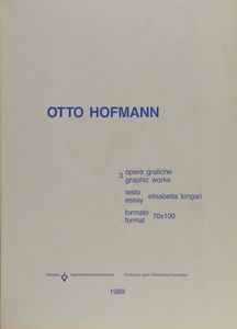 HOFFMANN OTTO  (1907 - 1996) : LOTTO COMPOSTO DA N.3 FOGLI. SENZA TITOLO  - Asta Asta 499 | ARTE MODERNA E CONTEMPORANEA Virtuale - Associazione Nazionale - Case d'Asta italiane