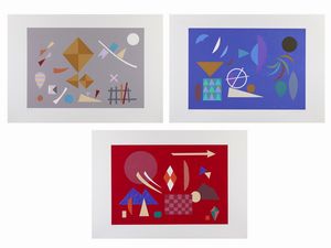 HOFFMANN OTTO  (1907 - 1996) - CARTELLA COMPOSTA DA N.3 FOGLI