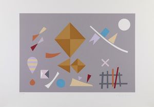 HOFFMANN OTTO  (1907 - 1996) : CARTELLA COMPOSTA DA N.3 FOGLI  - Asta Asta 499 | ARTE MODERNA E CONTEMPORANEA Virtuale - Associazione Nazionale - Case d'Asta italiane