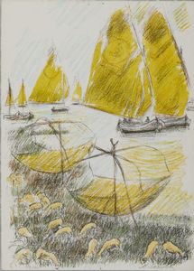 AUTORI VARI : LOTTO COMPOSTO DA N.4 FOGLI: SENZA TITOLO  - Asta Asta 499 | ARTE MODERNA E CONTEMPORANEA Virtuale - Associazione Nazionale - Case d'Asta italiane