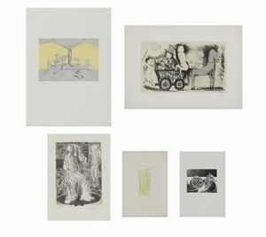 AUTORI VARI - LOTTO COMPOSTO DA N.5 FOGLI