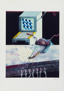 AUTORI VARI : LOTTO COMPOSTO DA N.5 FOGLI: SENZA TITOLO  - Asta Asta 499 | ARTE MODERNA E CONTEMPORANEA Virtuale - Associazione Nazionale - Case d'Asta italiane