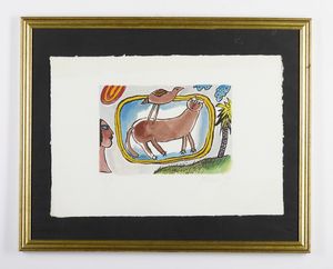 CORNEILLE (1922 - 2010) : SENZA TITOLO  - Asta Asta 499 | ARTE MODERNA E CONTEMPORANEA Virtuale - Associazione Nazionale - Case d'Asta italiane