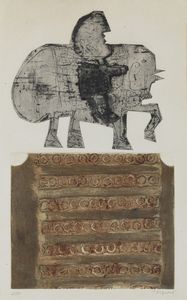 COIGNARD JAMES (1925 - 2008) - EQUESTRE