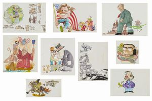 MARCENARO RODOLFO (1937 - 2020) - LOTTO COMPOSTO DA N.9 OPERE