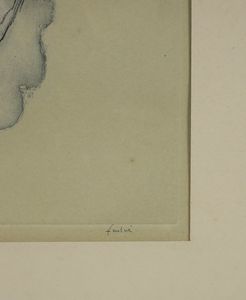 FAUTRIER JEAN (1898 - 1964) : LA CHOPE  - Asta Asta 499 | ARTE MODERNA E CONTEMPORANEA Virtuale - Associazione Nazionale - Case d'Asta italiane