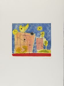 CORNEILLE (1922 - 2010) : CARTELLA COMPOSTA DA N. 10 FOGLI  - Asta Asta 499 | ARTE MODERNA E CONTEMPORANEA Virtuale - Associazione Nazionale - Case d'Asta italiane