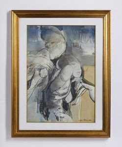 BIONDA MARIO (1913 - 1985) : SENZA TITOLO  - Asta Asta 499 | ARTE MODERNA E CONTEMPORANEA Virtuale - Associazione Nazionale - Case d'Asta italiane