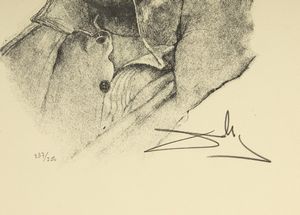 DALI' SALVADOR (1904 - 1989) : PORTRAIT OF PICASSO  - Asta Asta 499 | ARTE MODERNA E CONTEMPORANEA Virtuale - Associazione Nazionale - Case d'Asta italiane