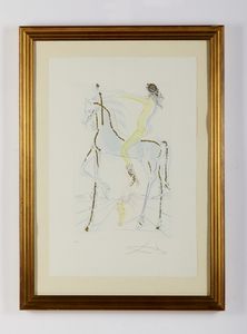 DALI' SALVADOR (1904 - 1989) : LE CHEVAL DU PHARAON  - Asta Asta 499 | ARTE MODERNA E CONTEMPORANEA Virtuale - Associazione Nazionale - Case d'Asta italiane