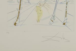 DALI' SALVADOR (1904 - 1989) : LE CHEVAL DU PHARAON  - Asta Asta 499 | ARTE MODERNA E CONTEMPORANEA Virtuale - Associazione Nazionale - Case d'Asta italiane