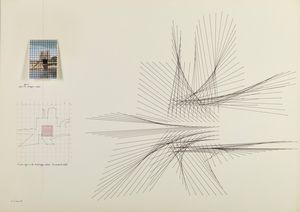 PINNA GAETANO (n. 1939) : ANALISI SEGNICA DI PAESAGGIO URBANO  - Asta Asta 499 | ARTE MODERNA E CONTEMPORANEA Virtuale - Associazione Nazionale - Case d'Asta italiane