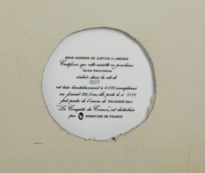 DALI' SALVADOR (1904 - 1989) : GIRAFE SATURNIENNE  - Asta Asta 499 | ARTE MODERNA E CONTEMPORANEA Virtuale - Associazione Nazionale - Case d'Asta italiane