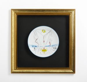 DALI' SALVADOR (1904 - 1989) : PHILOSOPHE ECRASE PAR LE COSMOS  - Asta Asta 499 | ARTE MODERNA E CONTEMPORANEA Virtuale - Associazione Nazionale - Case d'Asta italiane